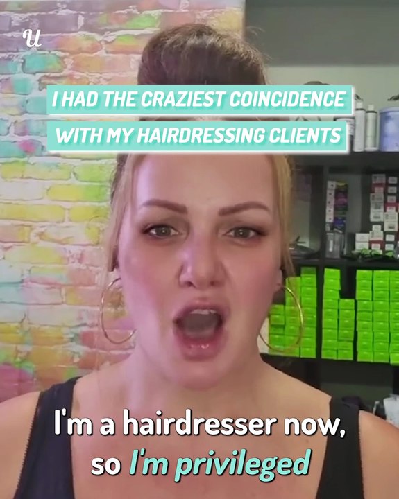 I had the craziest coincidence with my three hairdressing clients - it was so dramatic 😱