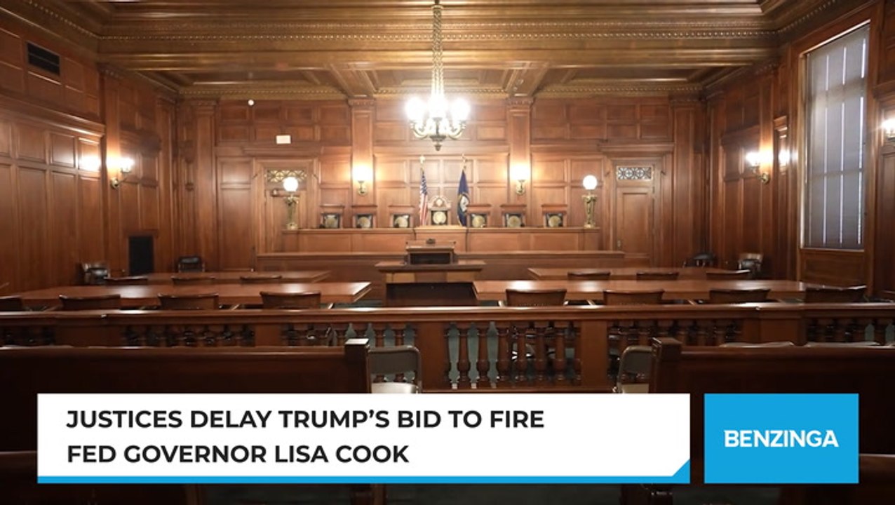 Justices Delay Trump’s Bid To Fire Fed Governor Lisa Cook