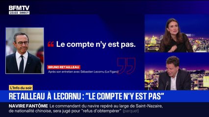 Retailleau à Lecornu : "Le compte n'y est pas" - 02/10