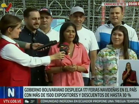 Vpdta. Delcy Rodríguez: Están desplegadas 177 ferias navideñas en todo el territorio nacional