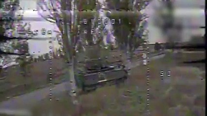 Russia uses seven FPV drones to destroy Bradley