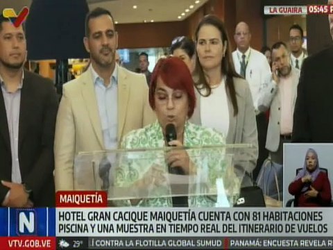 Ministerio de Turismo otorgó categoría de 5 estrellas al Hotel Gran Cacique Maiquetía