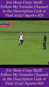 Andy Murray is Still Class on Grass! The Tennis Legend Shows Off Extraordinary Golf Skills #sports