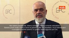 Edi Rama: L’Albania corre verso l’Ue, che da noi può imparare molte lezioni