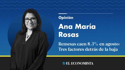 Remesas caen 8.3% en agosto: Tres factores detrás de la baja