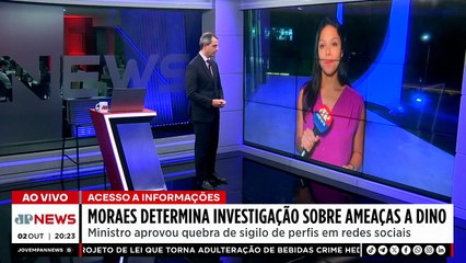 Moraes determina investigação sobre ameaças contra Flávio Dino