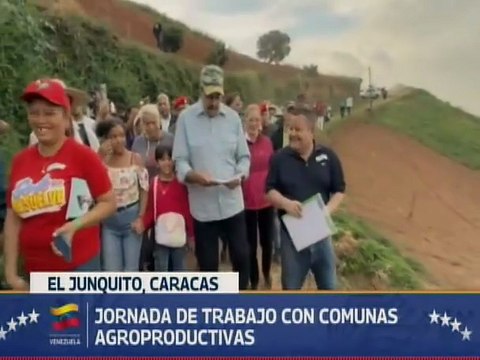 Jefe de Estado recorrió los espacios de la Comuna Era Bicentenaria y aprobó proyectos productivos