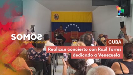 Realizan concierto con Raúl Torres dedicado a Venezuela SOMOS  02-10-2025