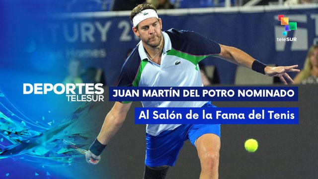 Juan Martín del Potro nominado para Salón de la Fama del Tenis Internacional DEPORTES TELESUR 02-10-2025