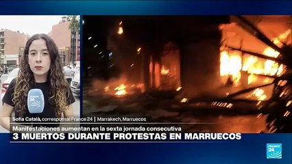 Informe desde Marrakech: tres muertos y cientos de detenidos tras cinco días de protestas