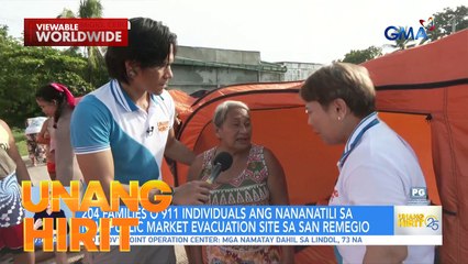 Sitwasyon ng mga Evacuees sa San Remigio, Cebu | Unang Hirit