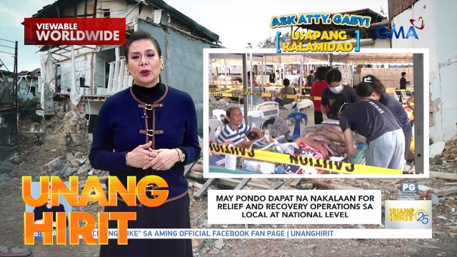 #AskAttyGaby: Karapatan ng mga Biktima ng Lindol | Unang Hirit