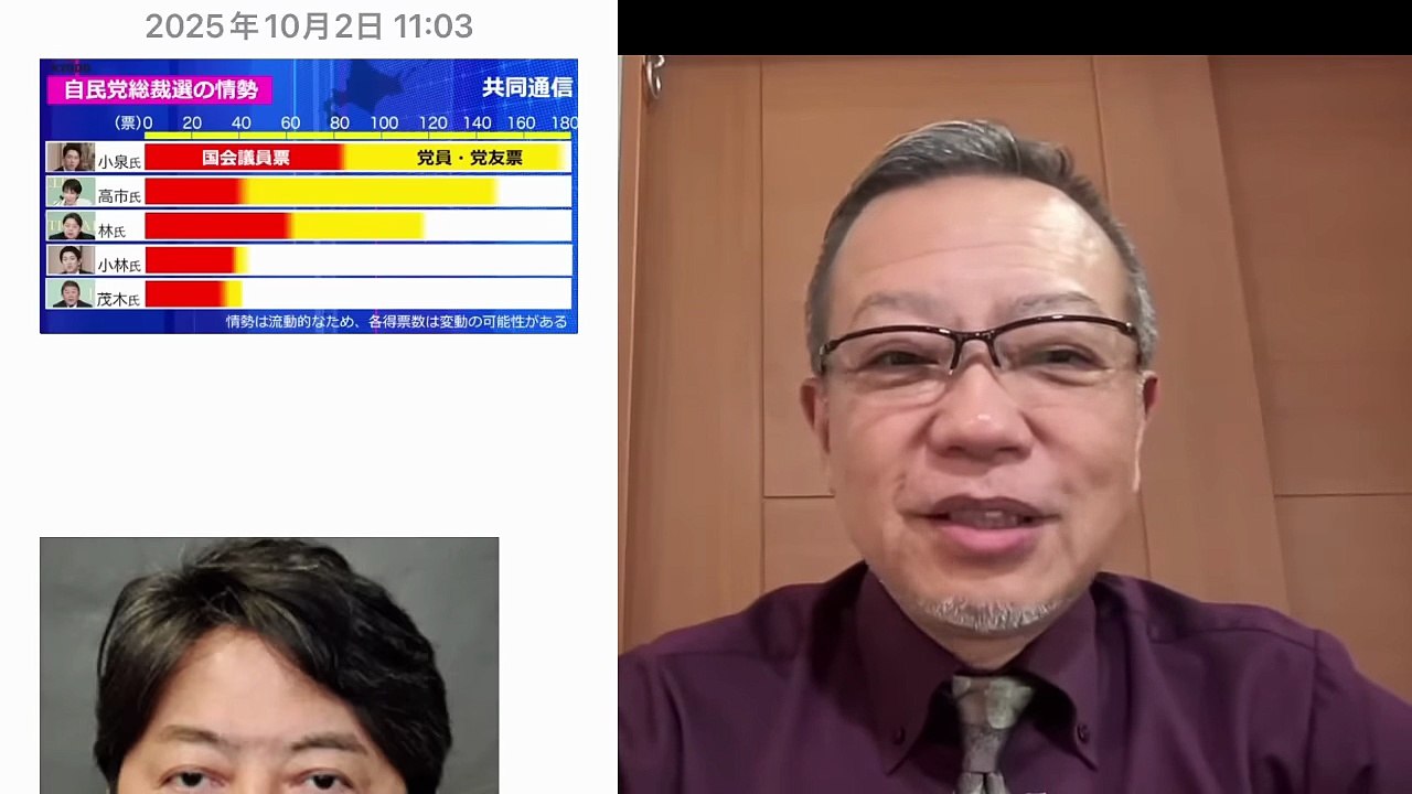 林よしまさ総裁で、まさかの石破復活！