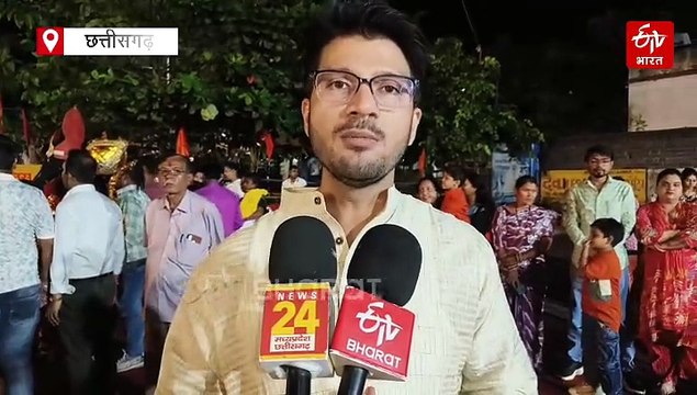 बरसते पानी के बीच बलौदाबाजार में दशहरा उत्सव, रावण दहन में आई बड़ी दिक्कत
