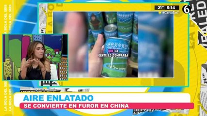 Aire enlatado se convierte en furor en China