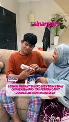 6 tahun menanti zuriat, Beby Tora sebak disahkan hamil- ‘Tak pernah dapat double line sampai dah reda’