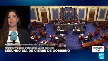 Directo D. C. y el segundo día de cierre de Gobierno