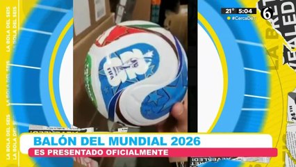 Balón del mundial 2026 es oficialmente presentado
