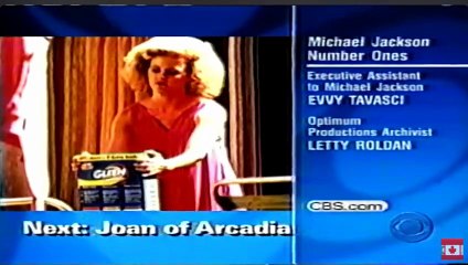 Michael Jackson Number Ones CBS Split Screen Credits