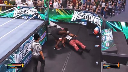 wwe 2k25 gaming Braun Strowman vs R truths wrestling highlights