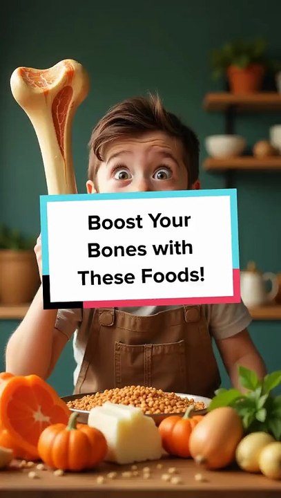 Boost Your Bones with These Foods!  #dailymotion 🦈@official7usi 💪
