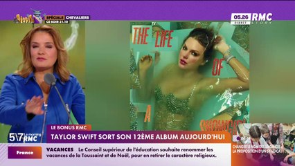 Le bonus RMC : Taylor Swift sort son 12ème album ce vendredi - 03/10