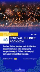 11 Event Seru Akhir Pekan di Bandung 4-5 Oktober 2025