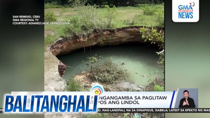Ilang residente nangangamba sa paglitaw ng sinkholes matapos ang lindol | Balitanghali
