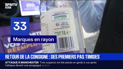 Expérimentée dans 4 régions test, la consigne de verre peine à s'installer dans les habitudes