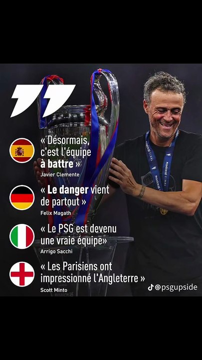 PSG : L’Europe reconnaît enfin l’équipe à battre !