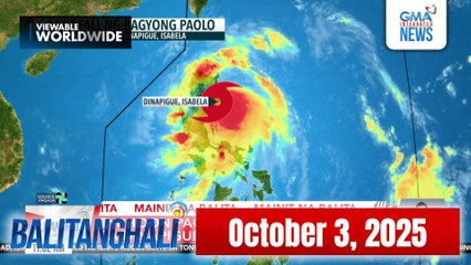 Balitanghali Express: Typhoon Paolo Lands in Isabela – October 3, 2025 🌪️