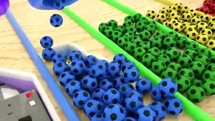 Finger Family Song _ Color the soccer balls _ Top Eggs - Baby Nursery Rhymes _ Kids Songs