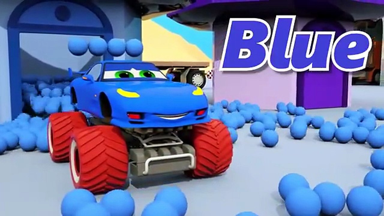 Fire Truck and  Police Car 🚨Finger Family Songs _ Learn color with Ball _ Baby nursery rhymes - WcC