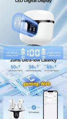 Wireless Earbuds 2025 Bluetooth 5.3, 50H Playtime