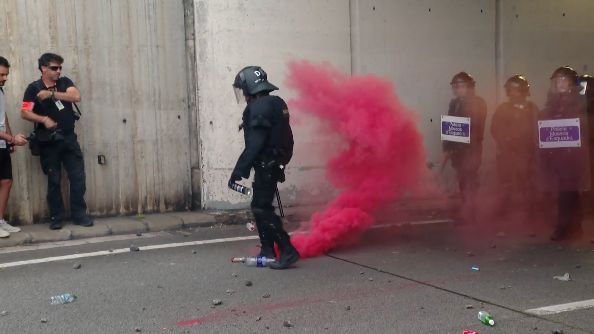 Cargas policiales en Madrid y Barcelona por las protestas propalestina