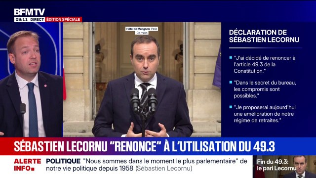 Est-ce que ce renoncement au 49.3 permet le compromis? , s'interroge Jean-Didier Bergé, député Droite Républicaine
