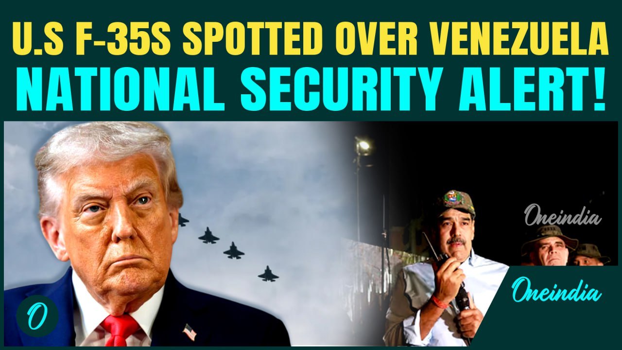 Venezuela Sounds Alarm! 5+ U.S F-35 Fighter Jets Spotted Over Caribbean Airspace – ‘Provocation'