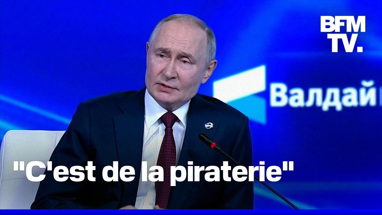 "Un moyen de détourner l'attention": Vladimir Poutine accuse la France de "piraterie" après l'interception du pétrolier de la flotte fantôme russe au large de Saint-Nazaire