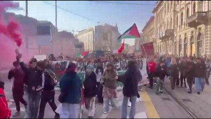 Sciopero a Padova, in migliaia in corteo per Gaza: il video della manifestazione