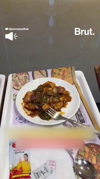 Inside Rajdhani Express train