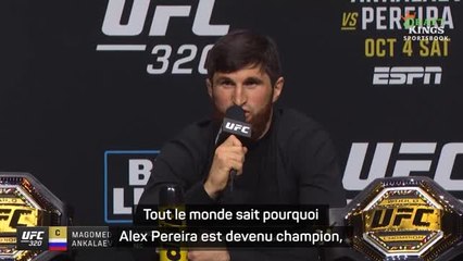 UFC 320 - Ankalaev : "Pereira est devenu champion parce que je n'étais pas là"