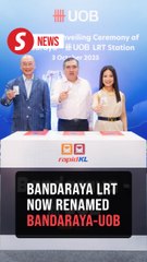 Bandaraya LRT station rebranded as ‘Bandaraya-UOB LRT station’