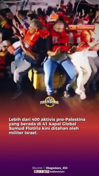 Israel Tahan 400 Aktivis Global Sumud Flotilla
