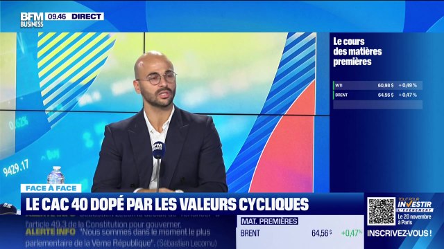 Le face à face du vendredi 3 octobre