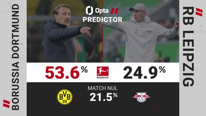 Bundesliga - Dortmund vs. Leipzig, les prédictions d'Opta