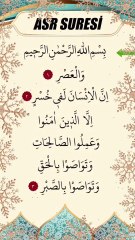 Asr suresi