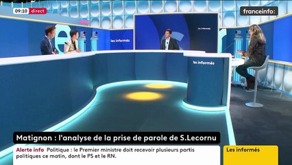 Prise de parole de Sébastien Lecornu, le Premier ministre sous pression de LR... Les informés du matin du vendredi 03 octobre 2025