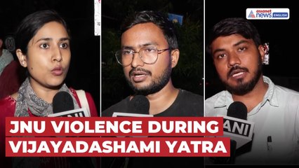 Violent Clash at JNU Between ABVP & Left Over Vijayadashami Procession