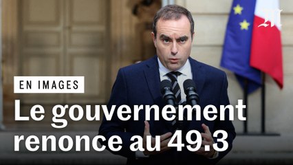 Sébastien Lecornu annonce qu’il renonce à l’article 49.3 de la Constitution