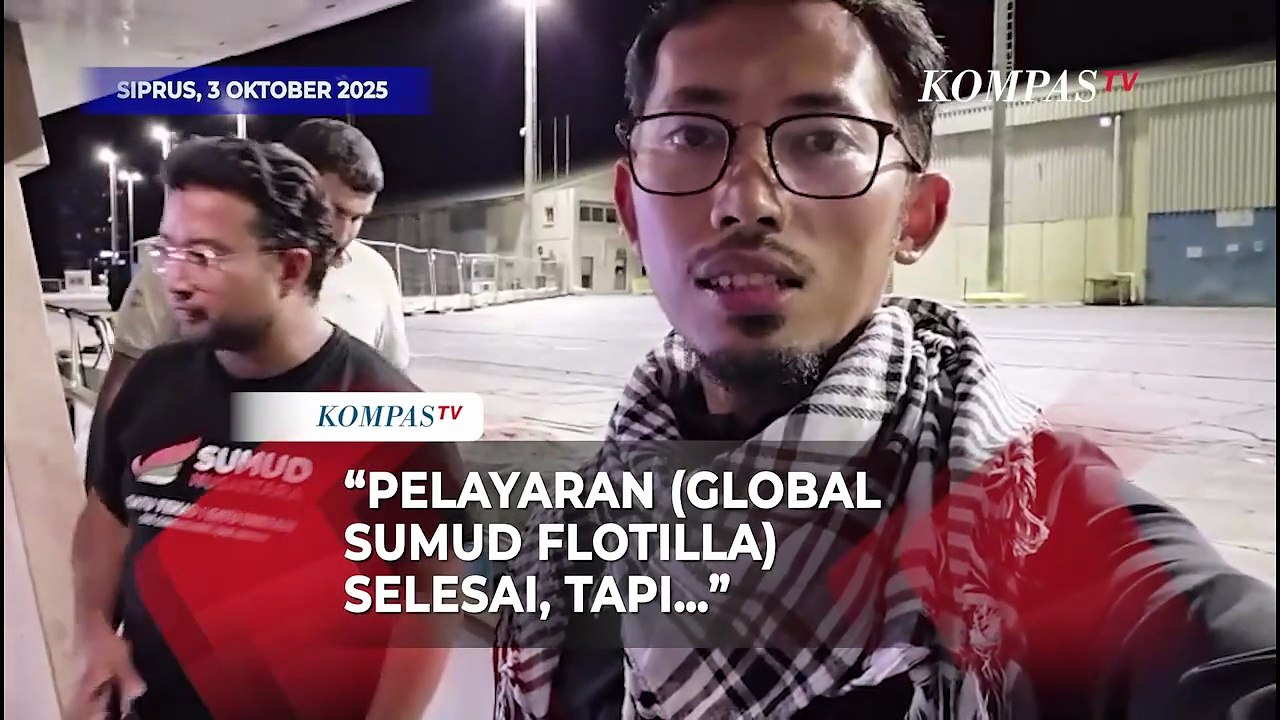 Global Sumud Flotilla Berakhir di Siprus, Kapal Observer Selamat Bawa Bukti Pelanggaran Israel